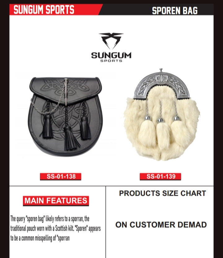 Sungum Sports – Premium Sporen (Sporran) Bags