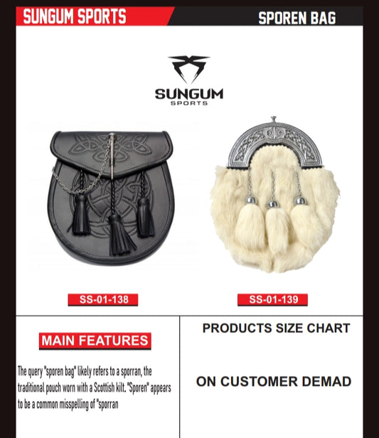 Sungum Sports – Premium Sporen (Sporran) Bags