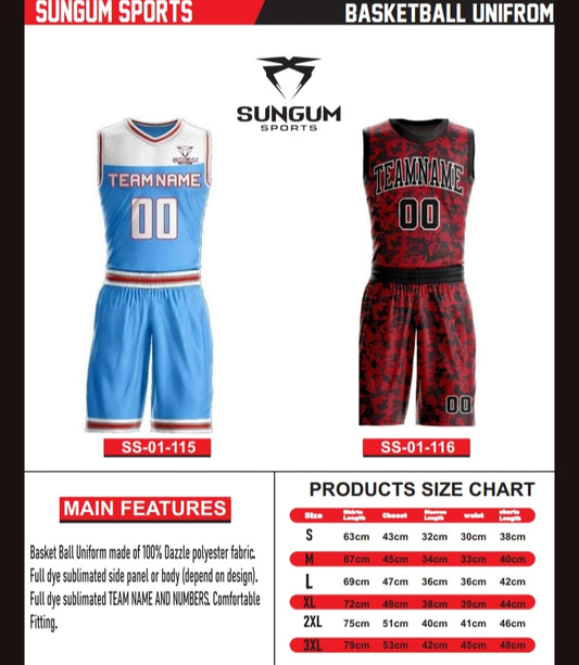 Sungum Sports – Premium Basketball Uniforms