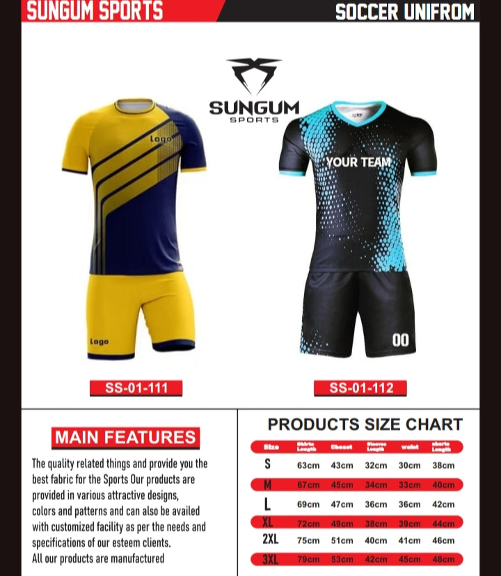 Sungum Sports – Premium Soccer Uniforms
