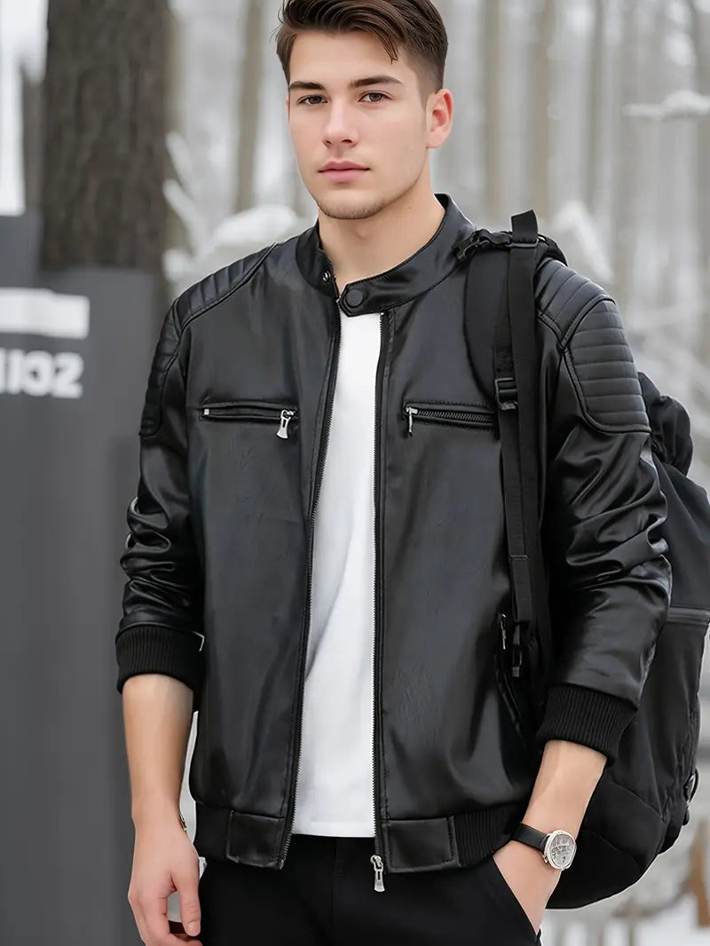 🧥 SUNGUM SPORTS – Premium Leather Jacket (Custom & Wholesale)